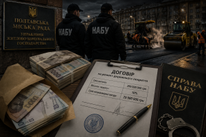 Мільйонні «відкати» на ремонтах доріг: НАБУ і САП вручили підозри посадовцям Полтавщини за розкрадання 30 мільйонів