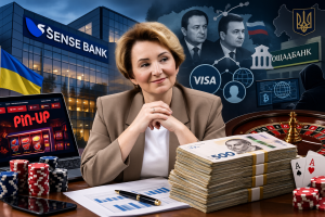 Казино під державним «дахом»: членкиня правління «Сенс Банку» Інна Тютюн заплуталася у виправданнях щодо збиткових тарифів для ігрового бізнесу