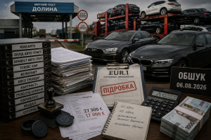 «Мільярдні обороти та липові євросертифікати»: Слідчі розкрили мережу автосхемачів, які «ухилялися» від податків через митний пост «Долина»